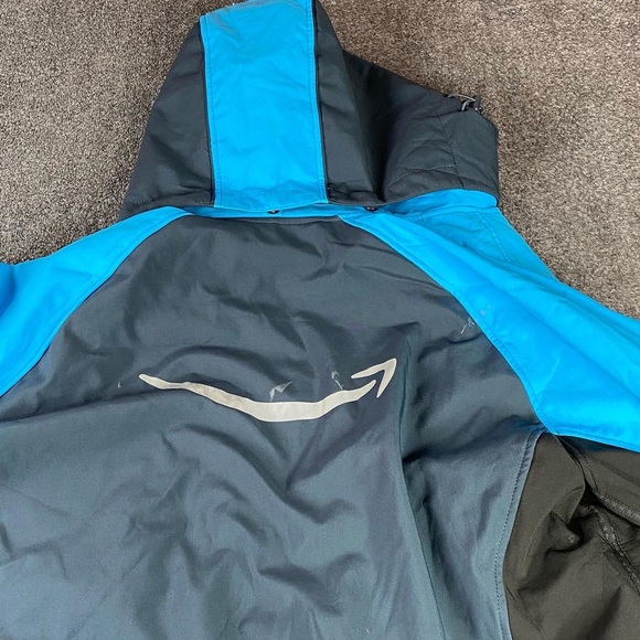 Amazon Prime by Luly Yang Full Zip Rain Jacket w/ Hood - Driver/Employee - Sz XL - Picture 7 of 10